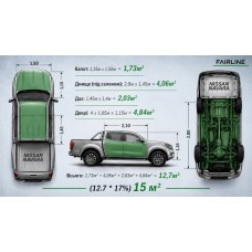 Балістичний захист Nissan Navara 1 клас