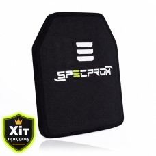 Керамічна бронеплита 6-го класу SPECPROM. Вага 2.8 кг. Розмір 25 на 30 см