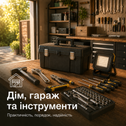 Дім, гараж та інструменти