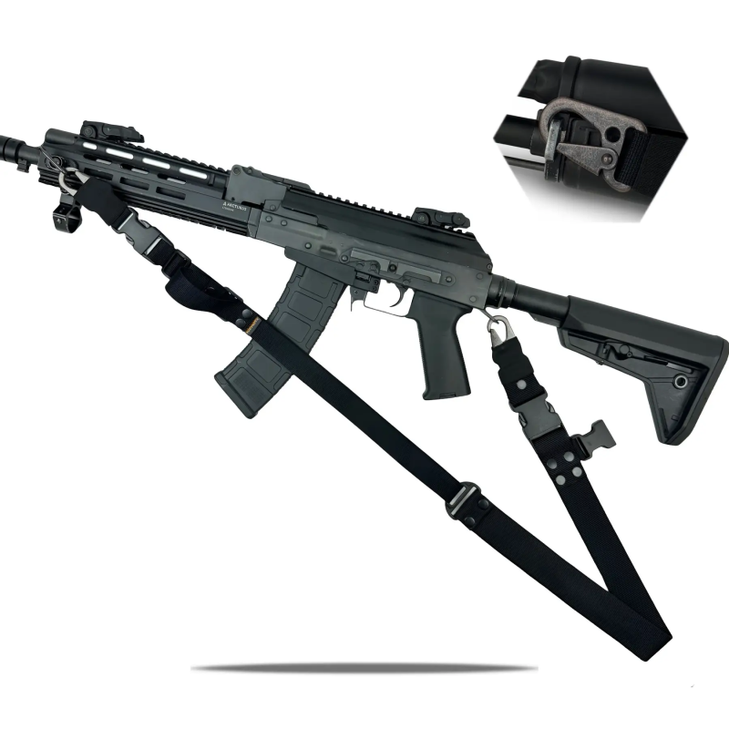 Ремінь одно/двоточковий збройовий RAGNAROK ODIN carbine Gen.II. Чорний