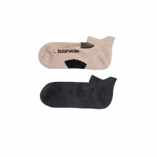 Шкарпетки низькі Naturehike NH21FS014, 2 пари (бежеві, чорні)