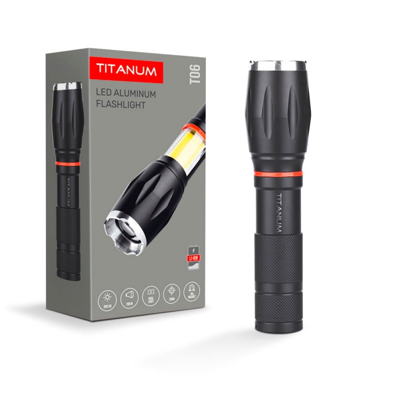 Портативний світлодіодний ліхтарик TITANUM T06 300Lm 6500K