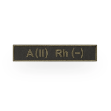Шеврон Specprom Група крові А(2) Rh (-) олива