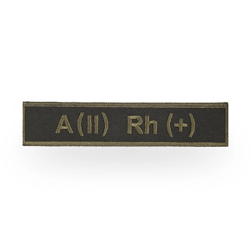 Шеврон Specprom Група крові А(2) Rh (+) олива