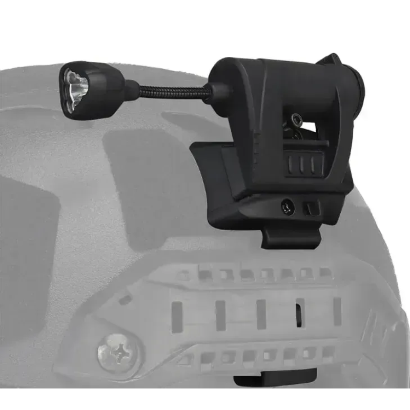 Ліхтар тактичний для шолома. Чорний