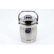 Харчовий термос з нержавіючої сталі A-Plus 2065 LC 1200 мл з двома тарілками, Сірий