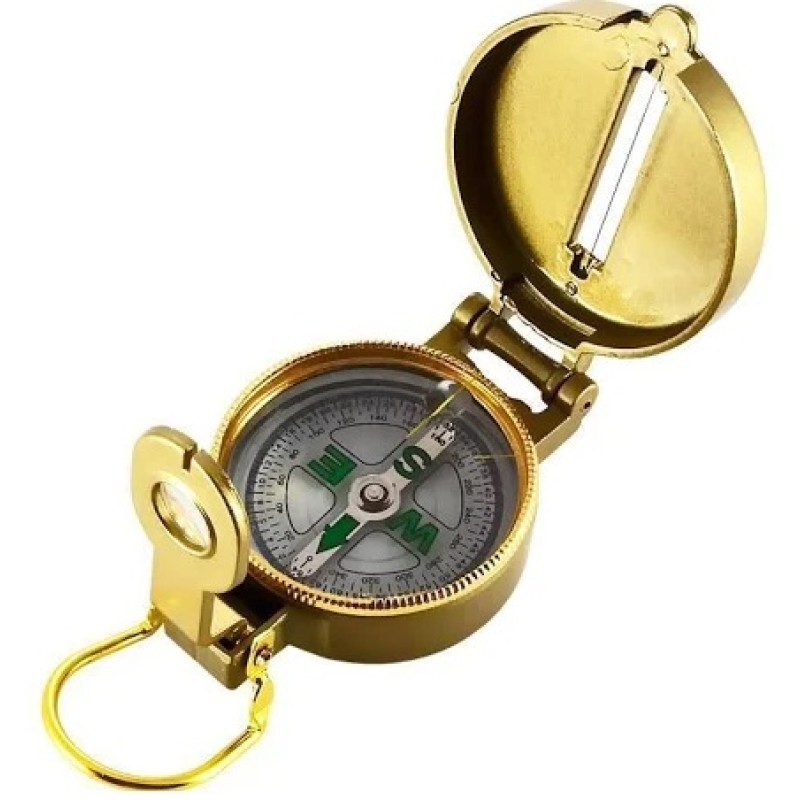Компас ISO TRADE Lensatic M201, Жовтий
