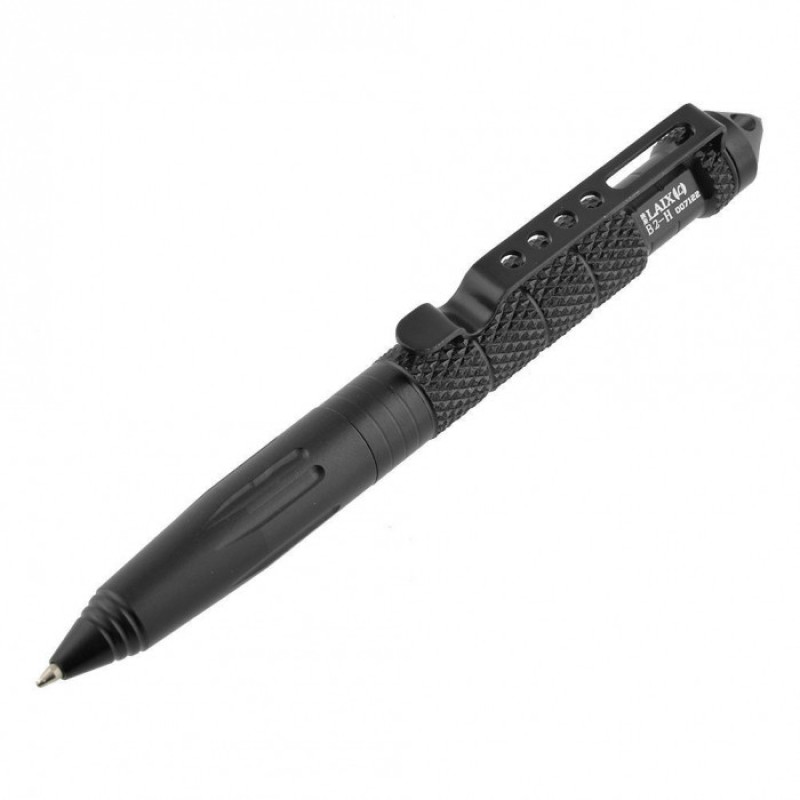 Тактична ручка зі склобоєм Laix B2 Tactical Pen з алюмінію, Чорний