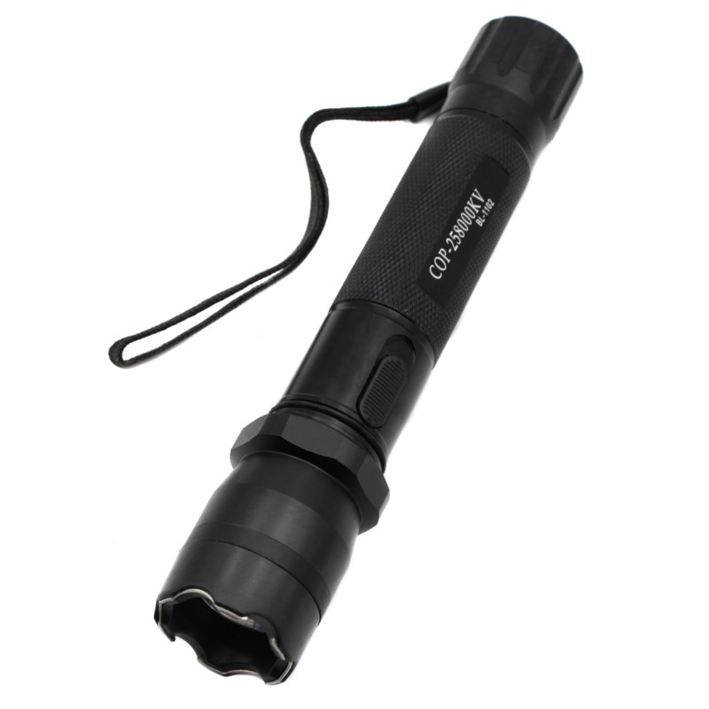 Портативний ліхтар-шокер Police Шерхан 4338 BL-1102, 180 Lm, Чорний