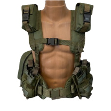 Ремінно-плечова система РПС Warbelt Molle з підсумками. Олива