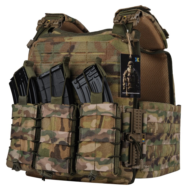 Плитоноска Ares gen.2. 3 підсумки АК. Мультикам.