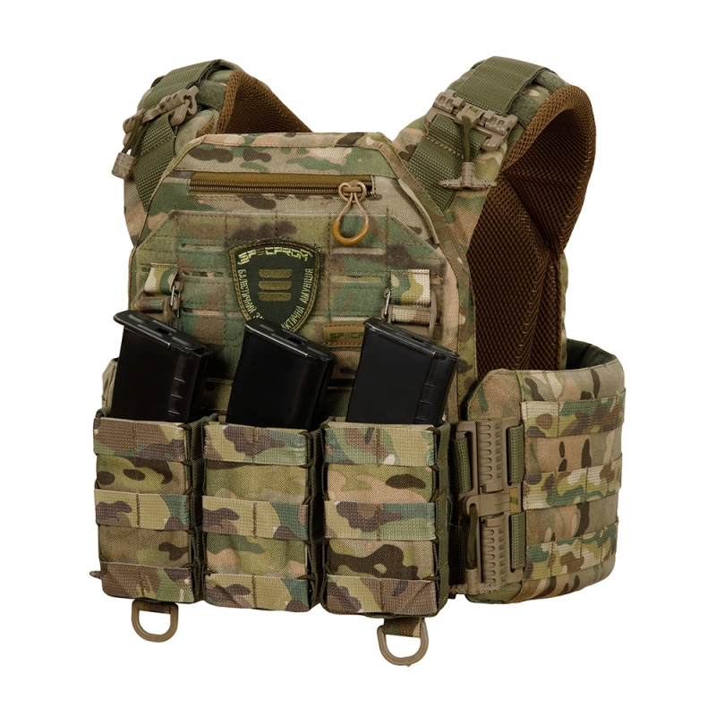 Плитоноска Warmor gen.3 Pro Мультикам. Система швидкого скидання. 3 підсумки.