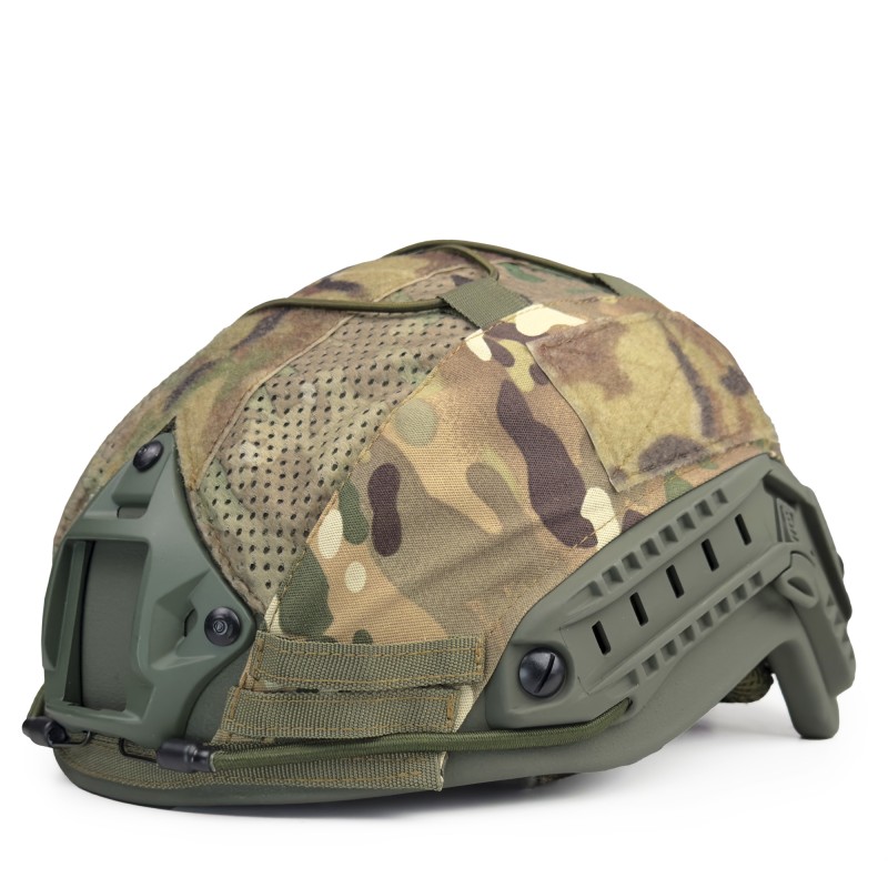 Шолом тактичний FAST SPECPROM Team Wendy Олива НВМПЕ NIJ IIIA + кавер мультикам