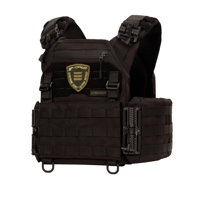 Плитоноска Warmor gen.3 Pro з системою швидкого скидання. Чорний