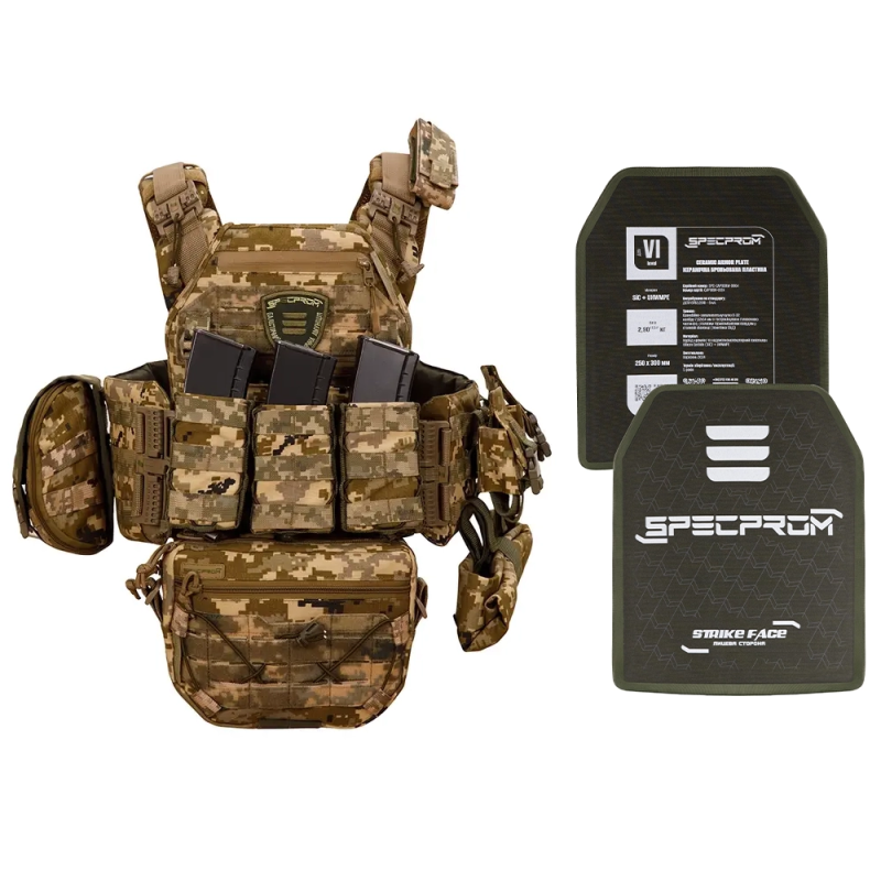 Бронежилет 6 класу Warmor gen. 3 Max. Пиксель ММ14