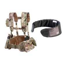Ремінно-плечова система мультикам РПС Warbelt Molle з підсумками з протиуламковим пакетом