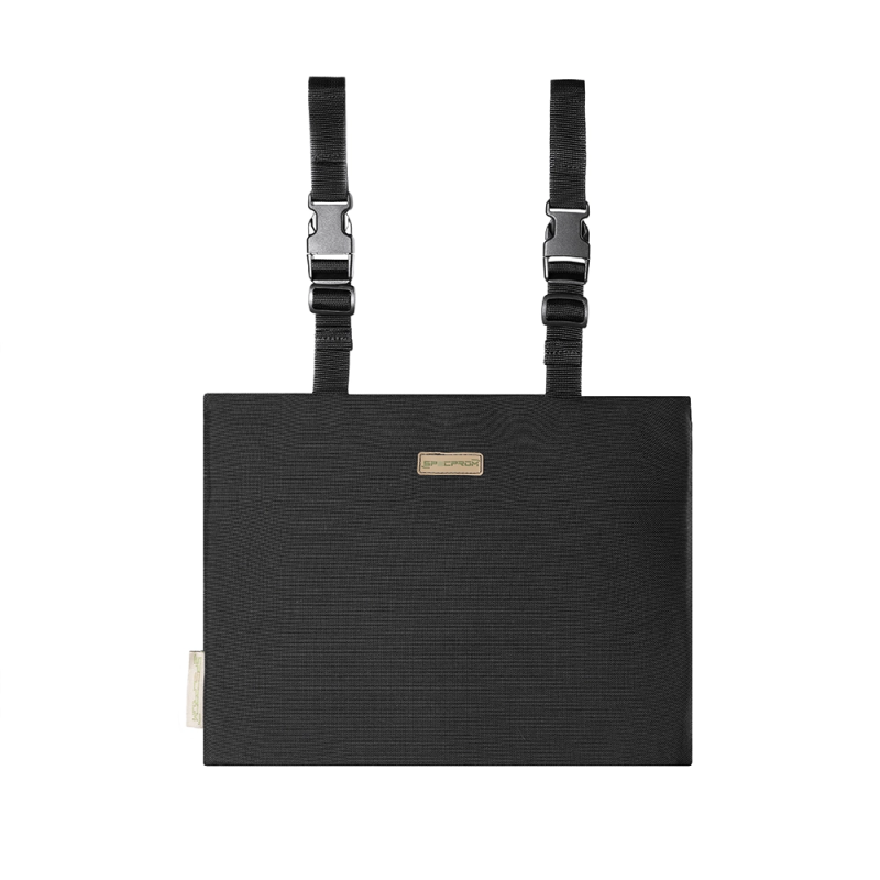 Каремат для сидіння розкладний потрійний. Cordura 500D. Чорний