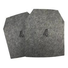 Бронеплита сталева Miilux Protection 600, 3,8 кг. Розмір 25 на 30 см.