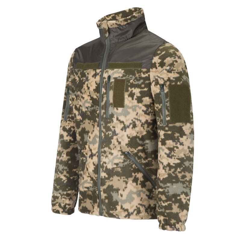 Куртка флісова тактична Specprom Red Heat. Піксель.