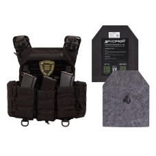 Бронежилет 4 класу. Чорний. Вага 7 кг.