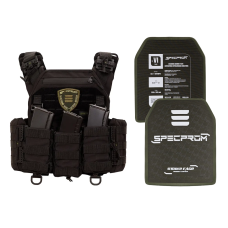 Бронежилет 6-го класу. Чорний. Вага 6.2 кг.