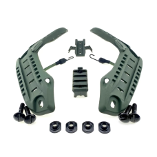 Бокові рейки на шолом, набір монтажних шин для шоломів FAST. Мілітарі
