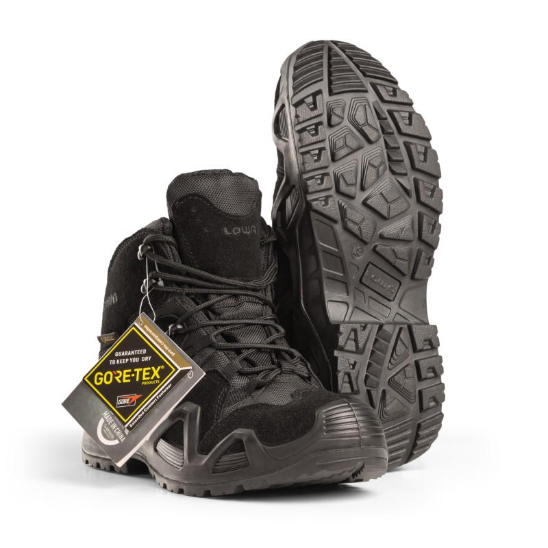 Черевики тактичні LOWA (Replika). Чорний. WATERPROOF