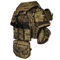 Плитоноска жіноча Warmor gen.3 FL MAX (for Ladies) (без плит). З максимальним набором підсумків, захистом шиї та плечей по 1 класу ДСТУ. Мультикам.