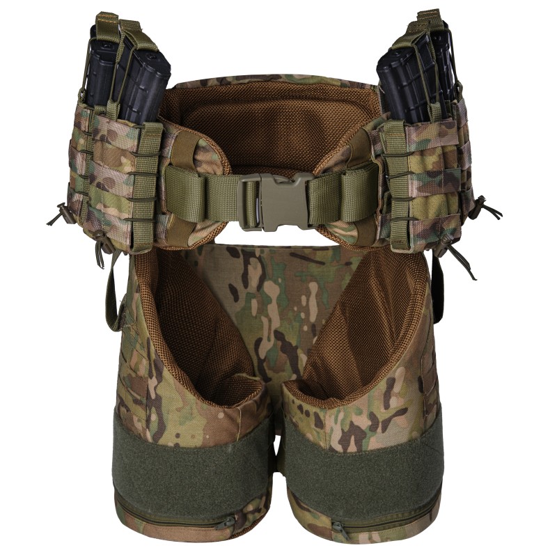 Балістичний захист ніг (стегон) + РПС Warbelt 1 клас SPECPROM. Мультикам. Розмір: L