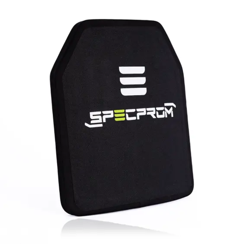 Керамічна бронеплита Sic+PE 6-го класу SPECPROM. Вага 2.4 кг. Розмір 25 на 30 см