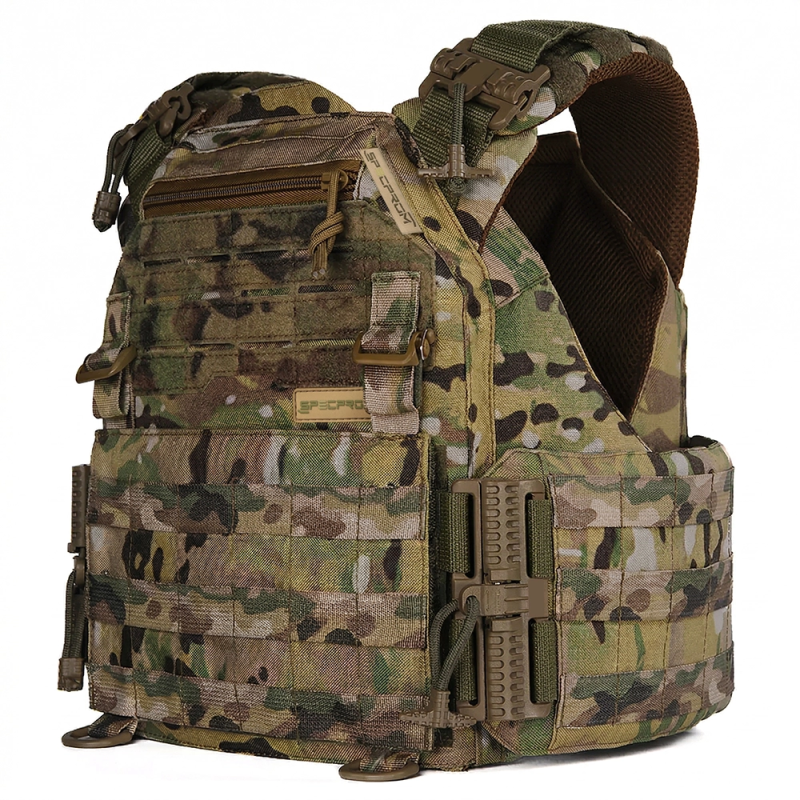 Плитоноска жіноча Warmor gen.3 FL SPECPROM (for Ladies). Без підсумків. Зі швидким боковим та верхнім скиданням (без плит). Мультикам