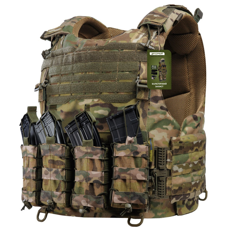 Плитоноска Warmor gen.4 SPECPROM Мультикам. 4 підсумки.