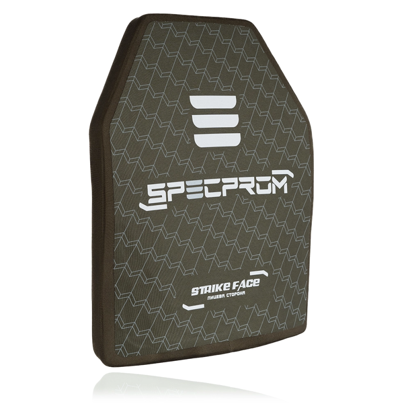 Керамічна бронеплита S-Line 5-го класу SPECPROM. Вага 3.38 кг. Розмір 27.5 на 35 см.