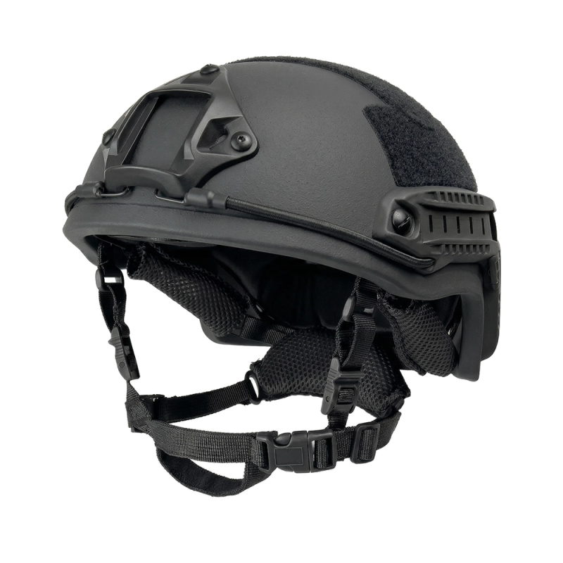Шолом FAST Кевлар Чорний. Рівень захисту NIJ IIIA. Захистить від уламків, рикошетів та пістолетних куль