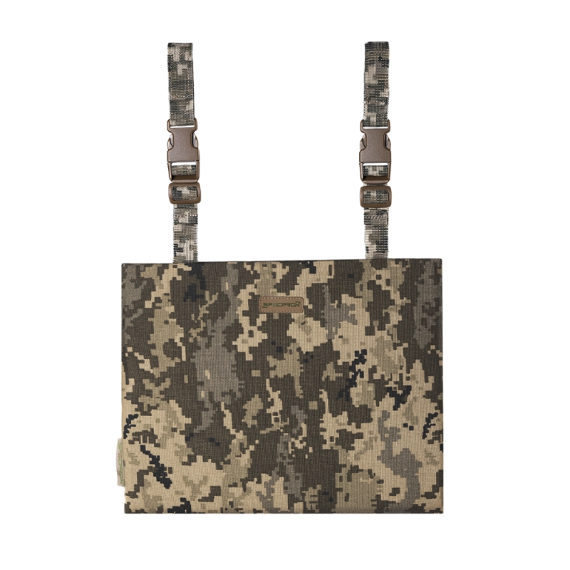 Каремат для сидіння розкладний потрійний. Cordura 500D. Піксель