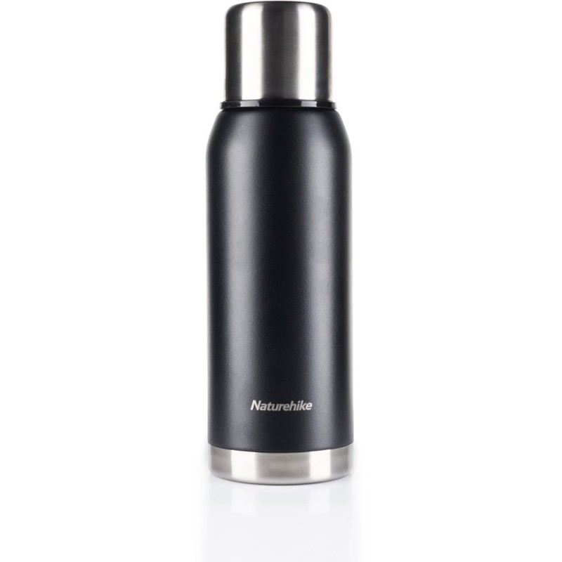 Термос сталевий 1,0 л Naturehike Q-9H NH19SJ010. Чорний