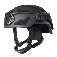 Кевларовий шолом ARCH High Cut. ТМ Combatant. Чорний.