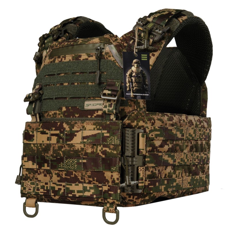 Плитоноска Warmor gen.3 Pro SPECPROM з системою швидкого скидання. Хижак