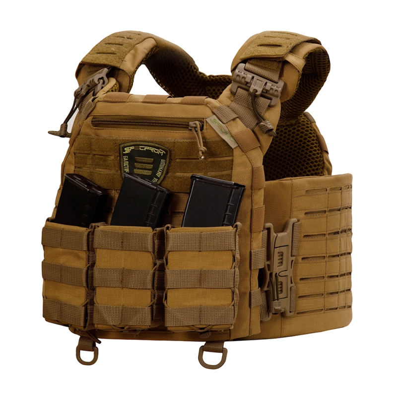 Плитоноска SPECPROM WARMOR Gen.5 V2 +3 підсумки АК Койот