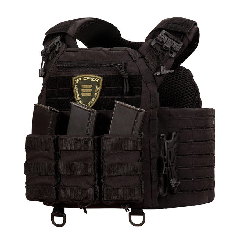 Плитоноска SPECPROM WARMOR Gen.5 V2 +3 підсумки АК Чорний