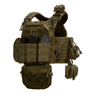 Плитоноска SPECPROM WARMOR Gen.5 V2 з повним комплектом підсумків Олива