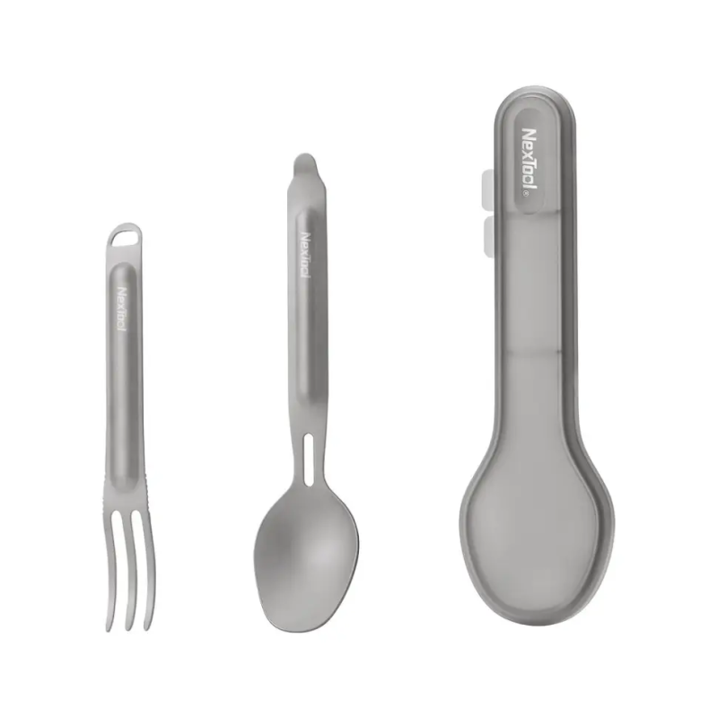 Набір столових приборів NexTool Titanium Tableware Set з титану