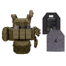 Бронежилет 4 класу Warmor gen. 3 Max. Олива. Вага 8,5 кг.