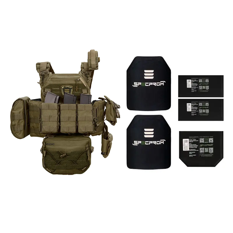 Бронежилет 6 класу Warmor gen. 3 Max. Олива. Балістичний захист боків і паху.