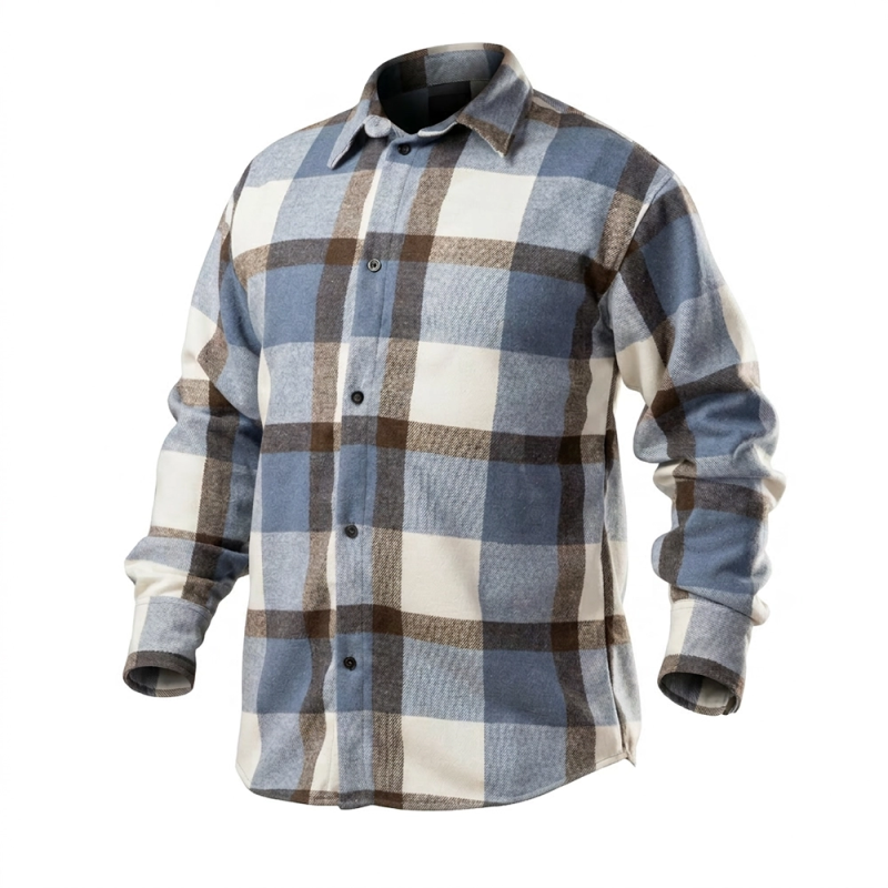 Сорочка в клітинку Pobedov Tartan, синьо-чорний