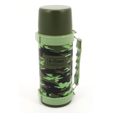 Термос із нержавіючої сталі A-Plus 1760L 1 л  з клапаном, Мультикам