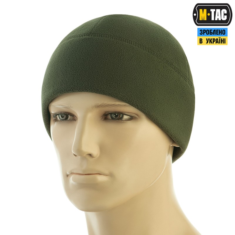 Шапка флісова M-Tac Watch Cap Elite із Slimtex, Олива