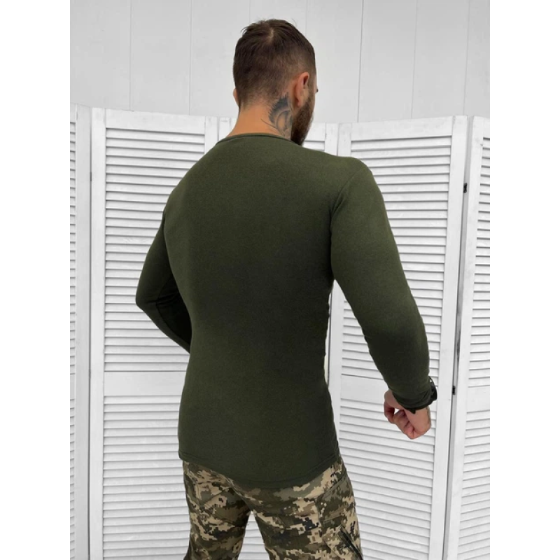 Тактичниий лонгслів з принтом Kramatan Штурмовик, Хакі