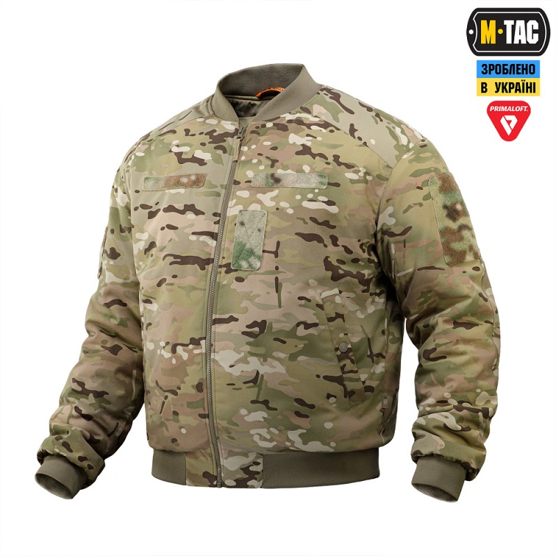Куртка зимова M-Tac MA-1 Military Primaloft. Мультикам