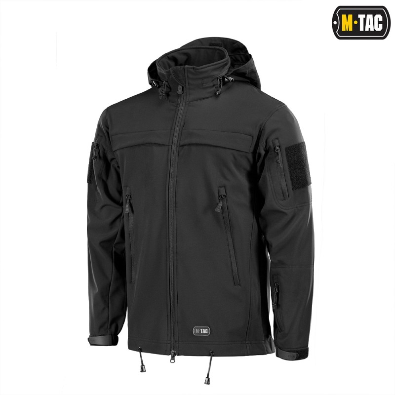 Куртка M-Tac Soft Shell Police. Чорна